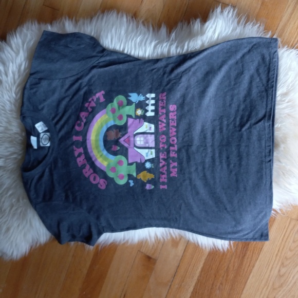 Nintendo Animal Crossing Flowers Tee sz M - Picture 2 of 3